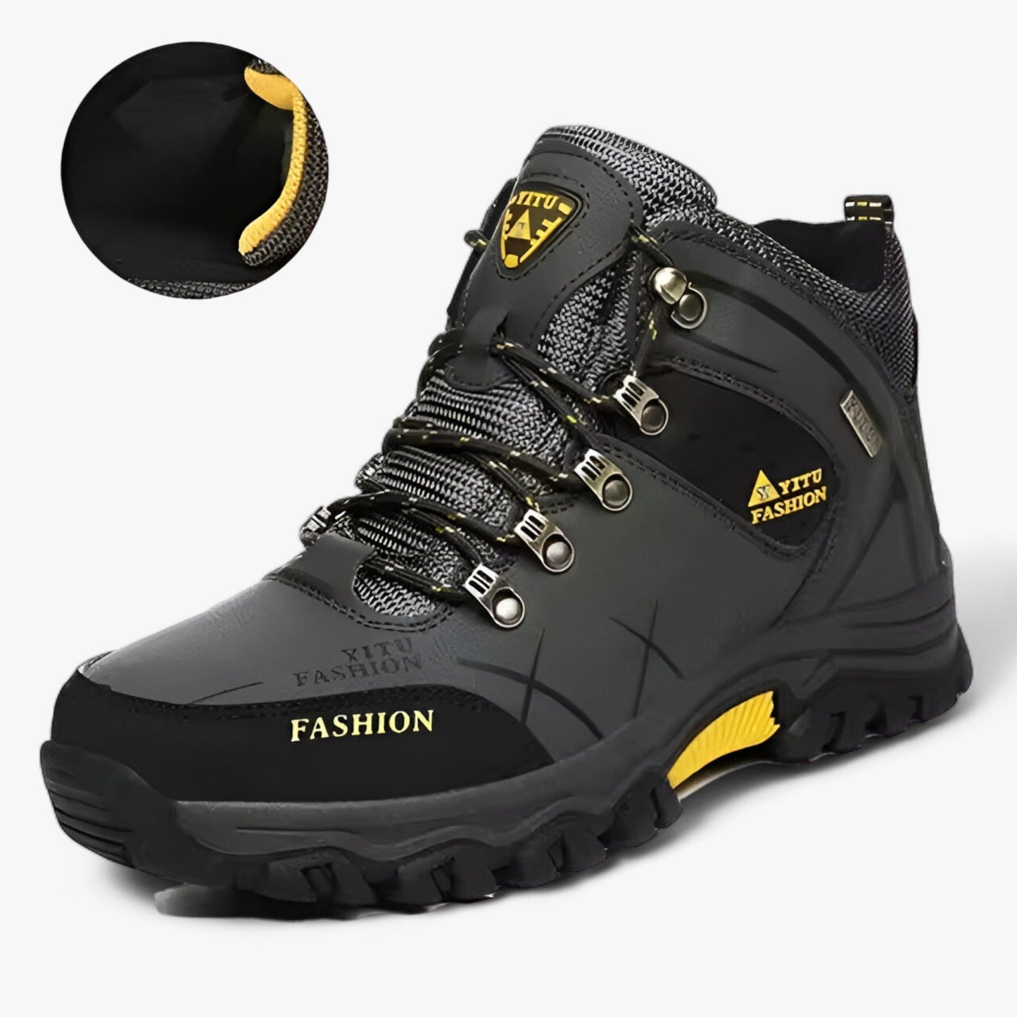 Winterstiefel Leder Warm Isoliert