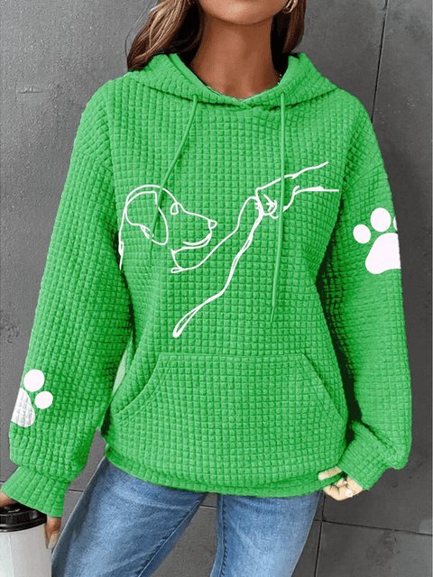 Kapuzenpullover Damen Weich Warm