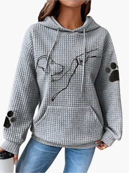 Kapuzenpullover Mit Kängurutasche Trendy