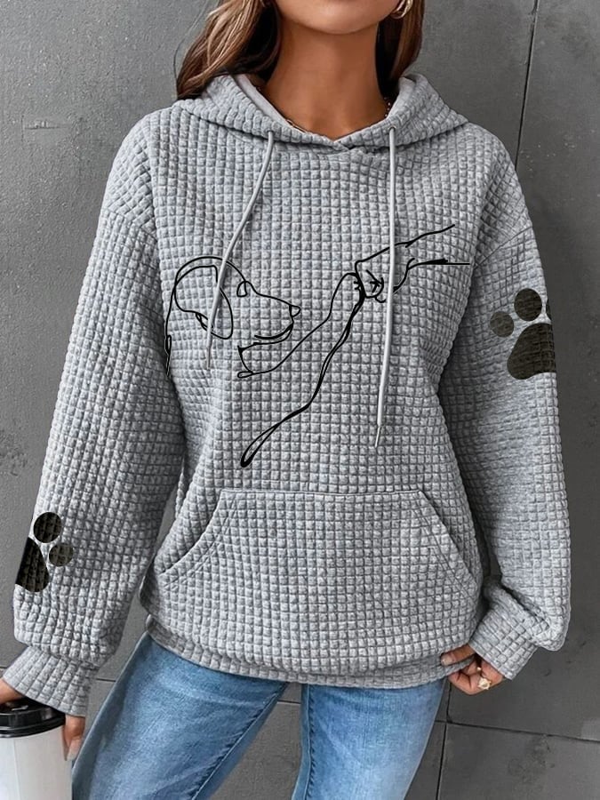 Kapuzenpullover Damen Weich Warm