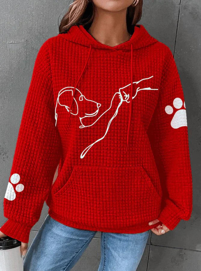 Kapuzenpullover Damen Weich Warm