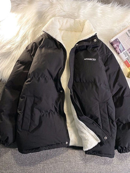 Kurze Damenjacke Quiltet Einfarbig Sportlich