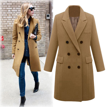 Luxus Wintermantel Damen Designer Qualität