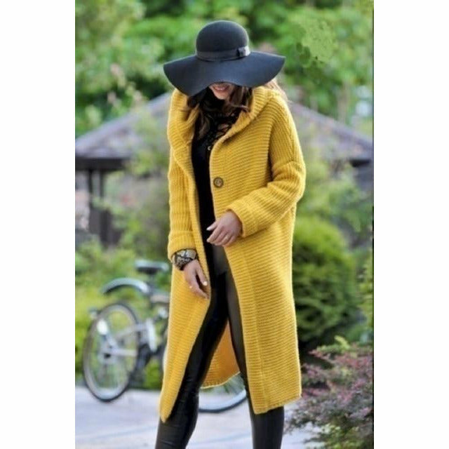 Klassische Strickjacke Damen Lange Qualität