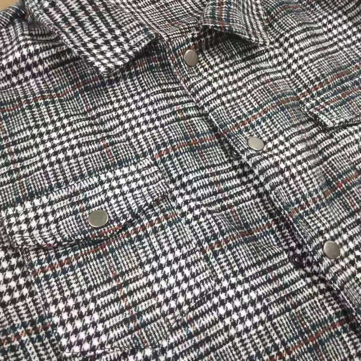 Klassische Herrenjacke Karomuster Modern - IdealeKleiden