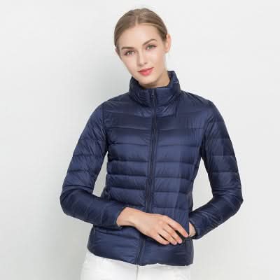 Grüne Winterjacke Damen Isolierpuffer