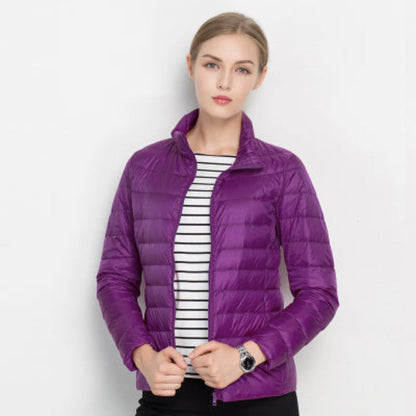 Damen Steppjacke Lang Warm Winterjacke