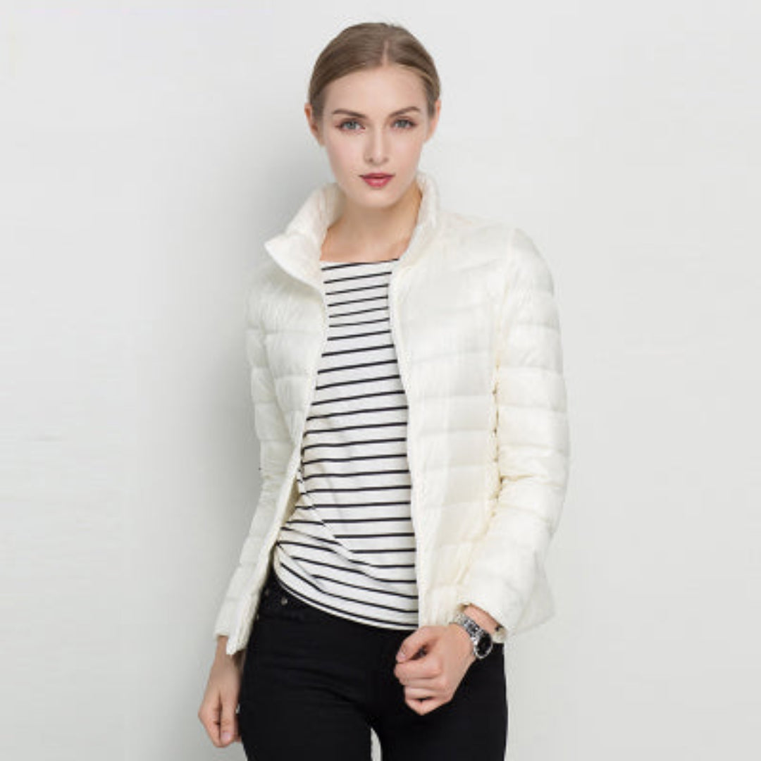 Damen Steppjacke Warm Isolierend Langarm - IdealeKleiden