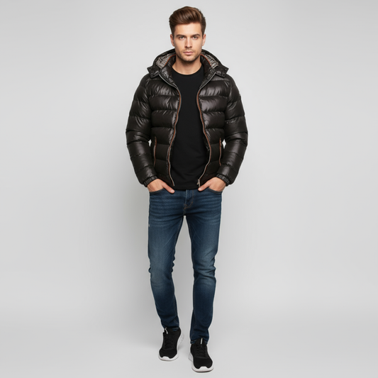Herren Wintermantel Warm Isoliert - IdealeKleiden
