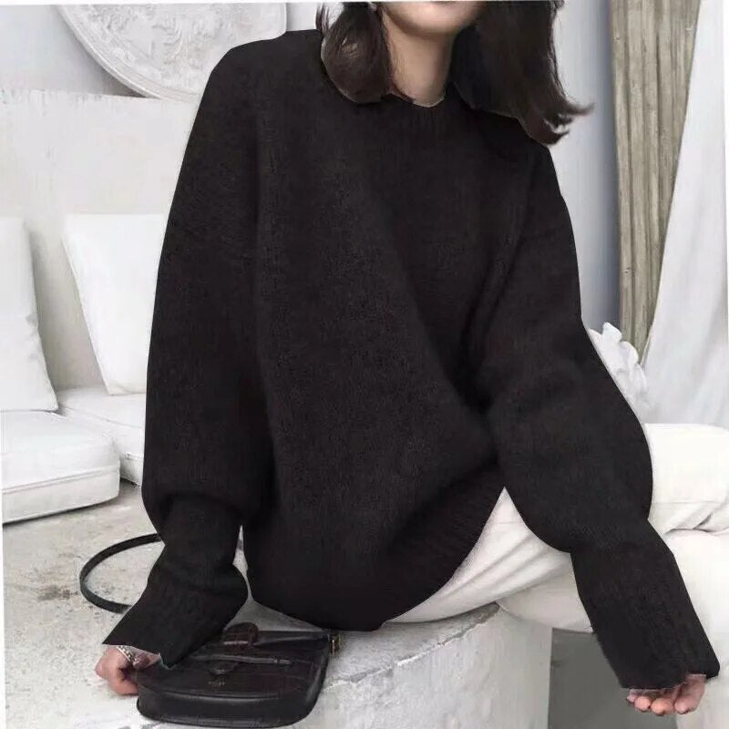 Stilvoller Langarm Pullover Damen