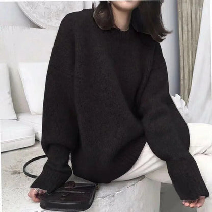 Stilvoller Langarm Pullover Damen