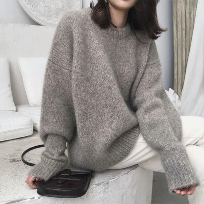 Stilvoller Langarm Pullover Damen