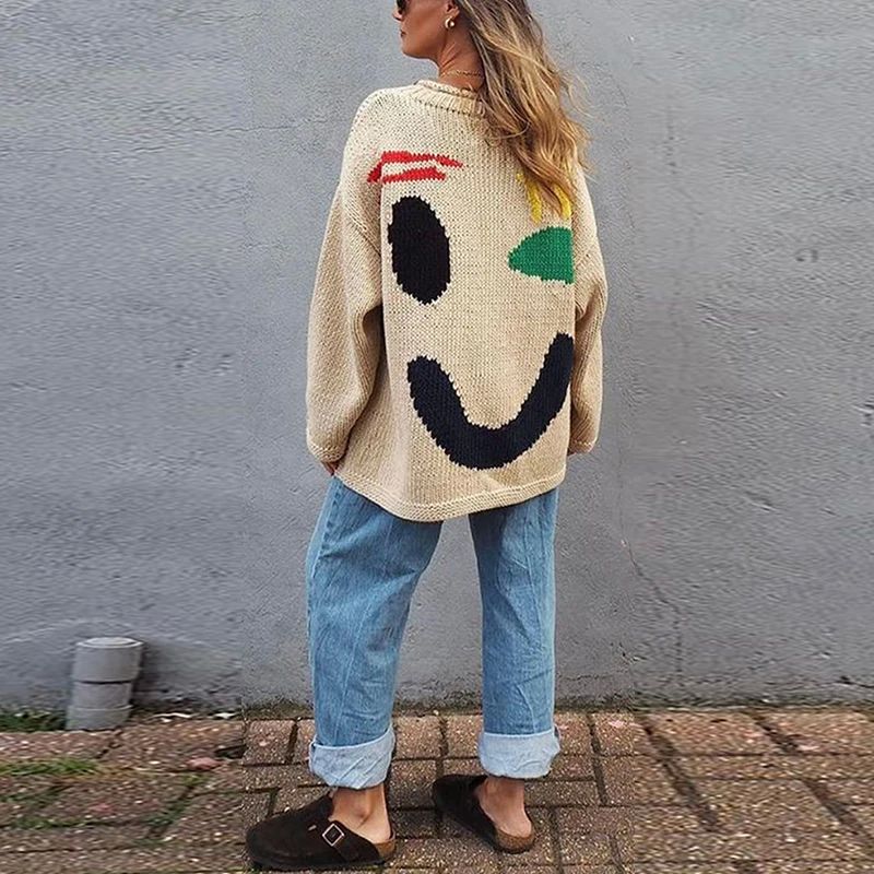Boho Style Pullover Gemütlich