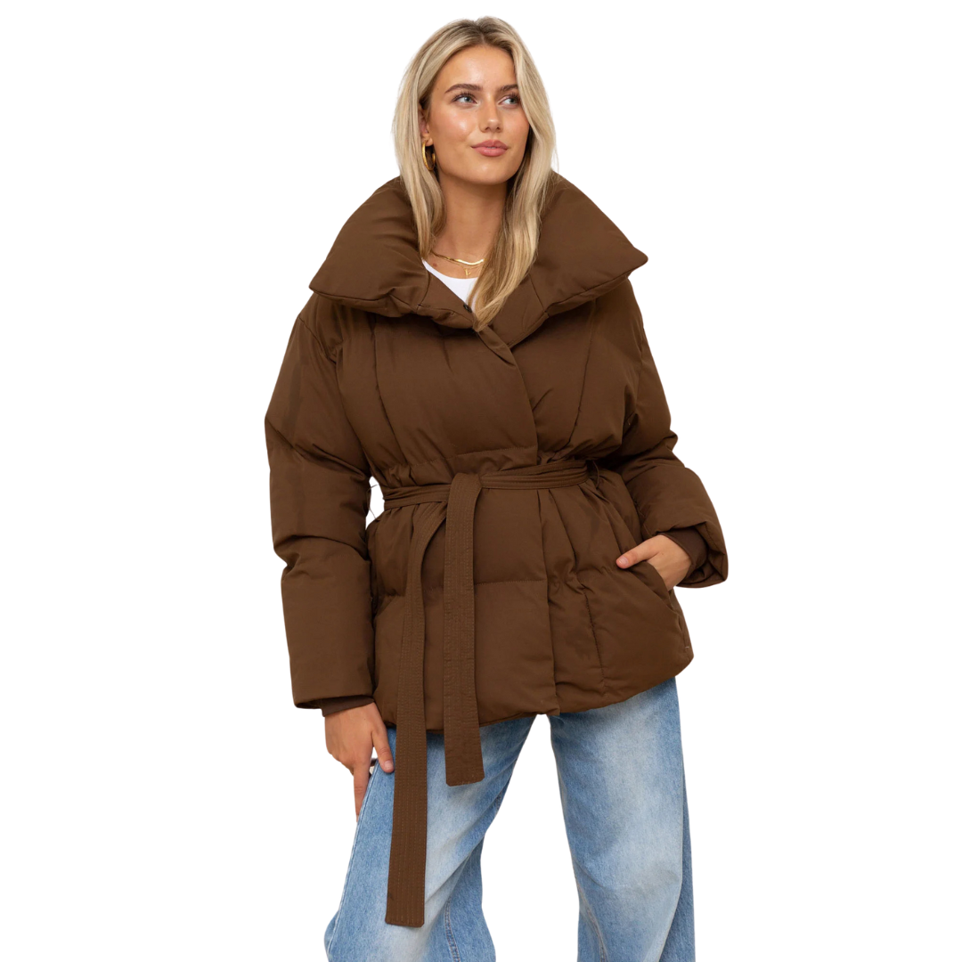 Warm gepolsterte Winterjacke - IdealeKleiden