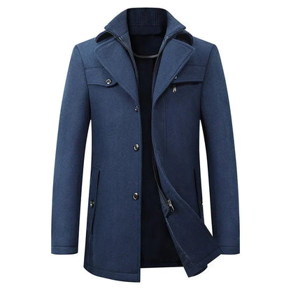 Herren Wintermantel Modern Wasserdicht