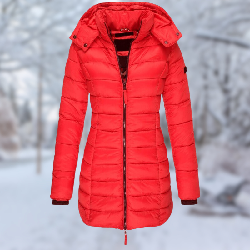 Stylische Damen Winterjacke Mittellang