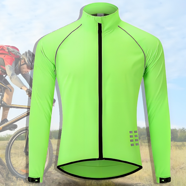 Sichtbare Fahrradjacke für Männer