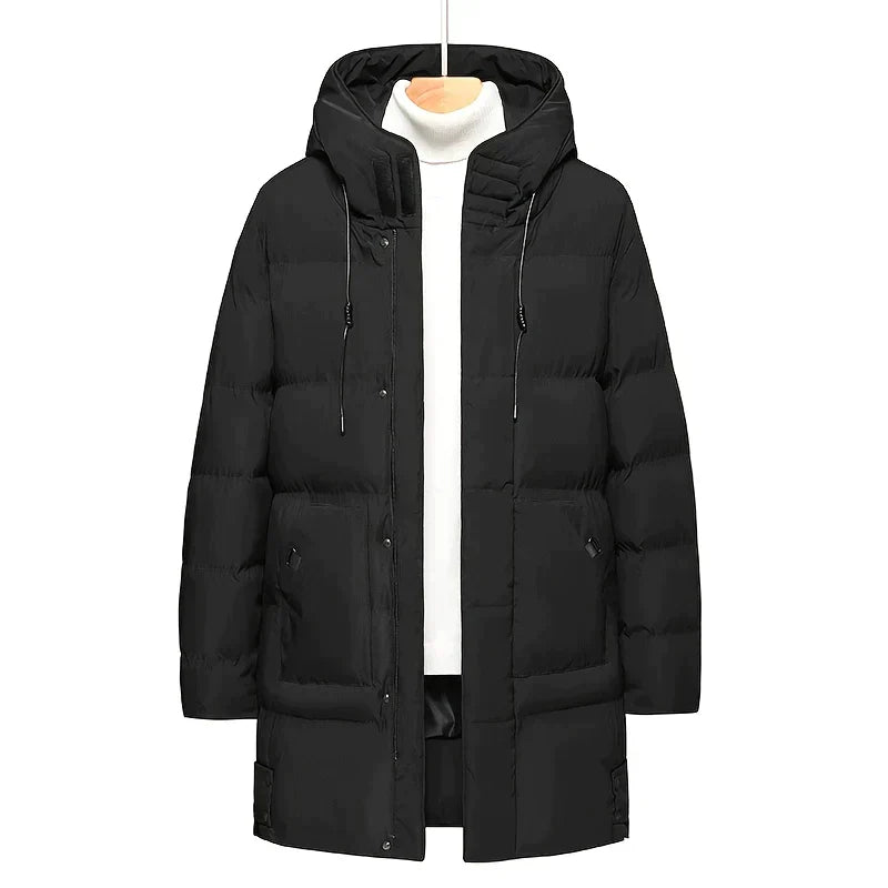 Langer Wintermantel Damen Daunenmantel Warm