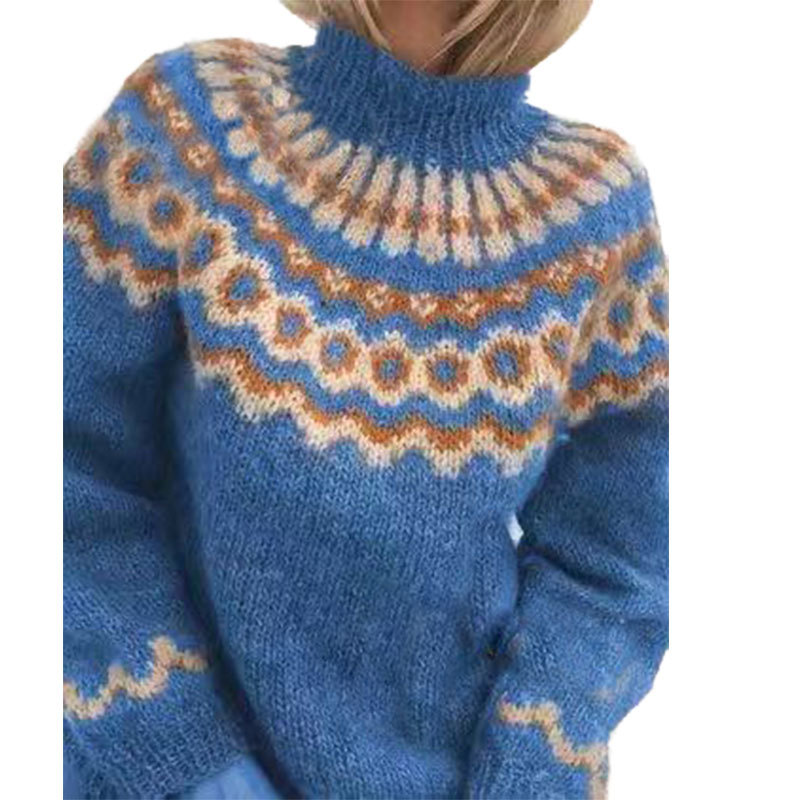 Stylische Frauenpullover Retro Look