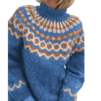 Stylische Frauenpullover Retro Look