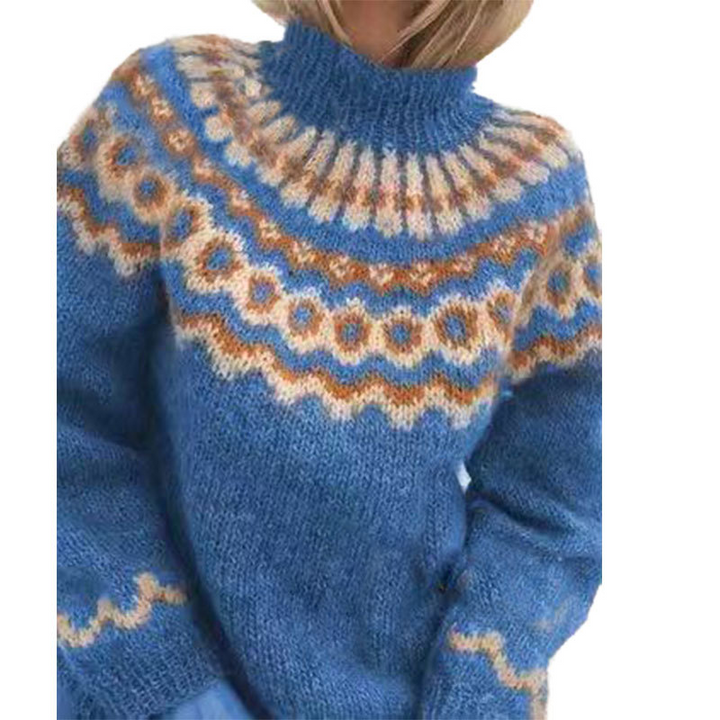 Stylische Frauenpullover Retro Look