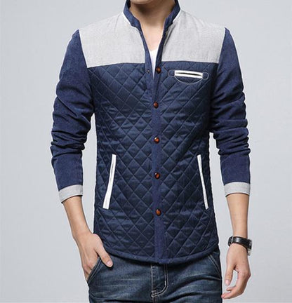 Retro Windbreaker Herren Stehkragen Style - IdealeKleiden