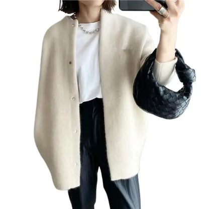 Retro Strickcardigan Gemütlich Vintage Look
