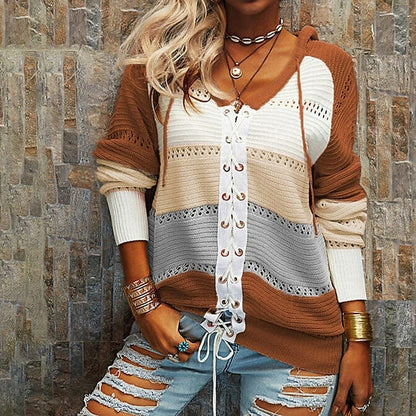 Damenschal Pullover Modern Strick