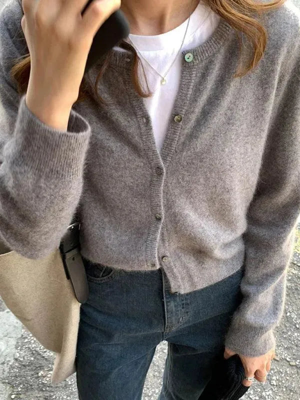 Modische Damen Strickjacke Oversized