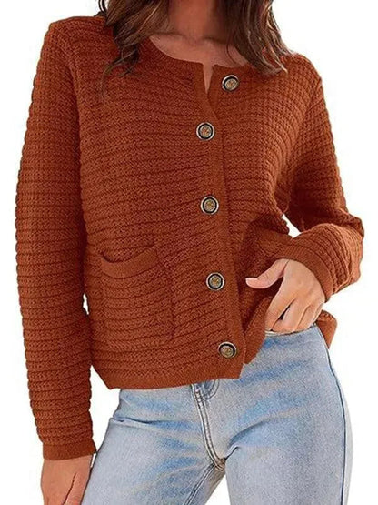Elegante Damen Strickjacke Modern Pullover