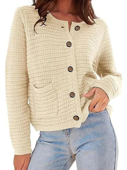 Elegante Damen Strickjacke Modern Pullover