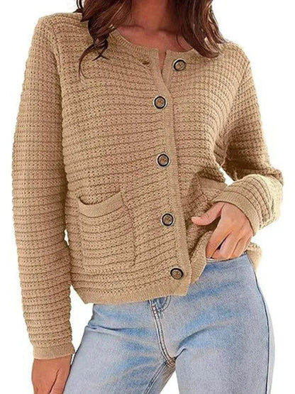 Elegante Damen Strickjacke Modern Pullover