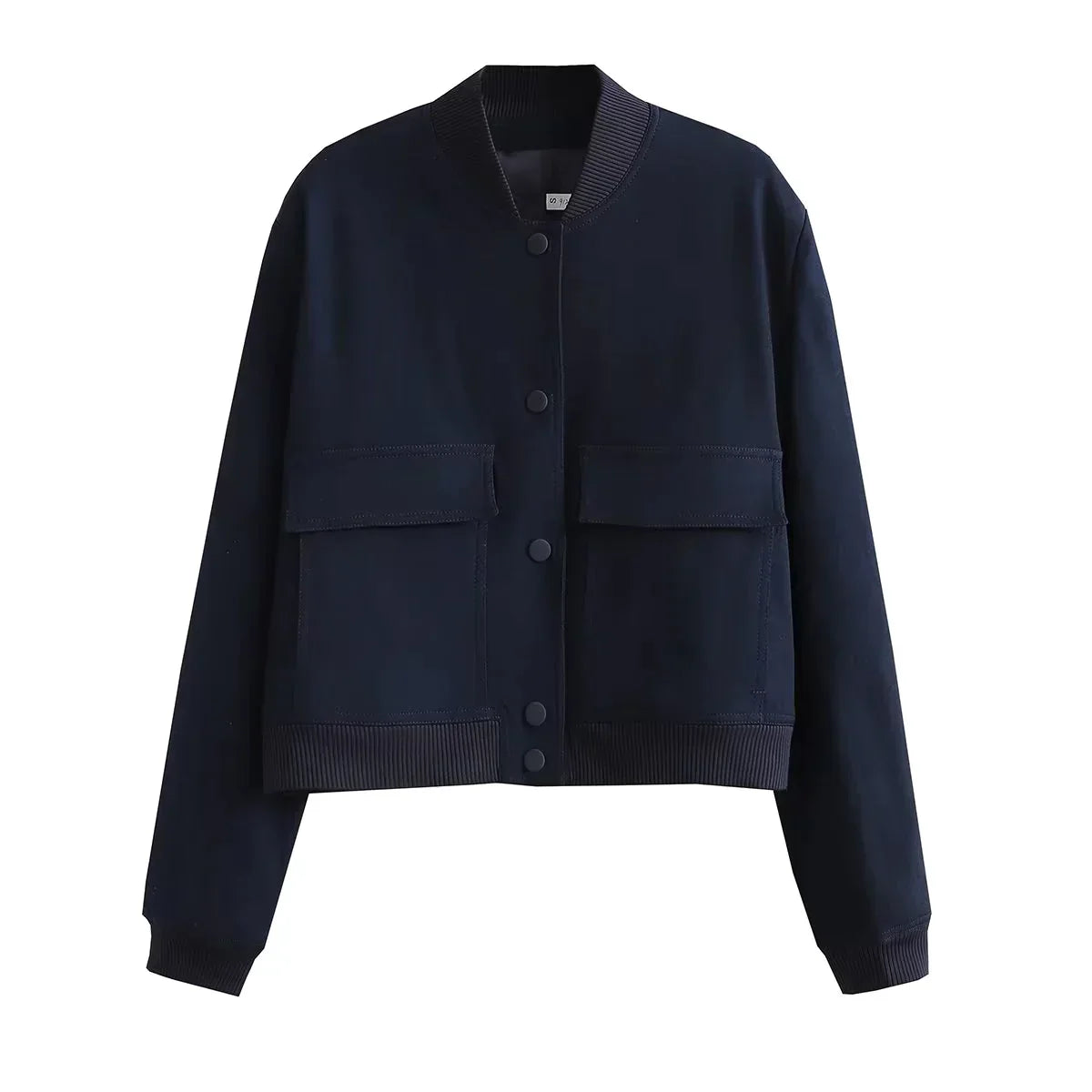 Soft Bomberjacke Samt Optik