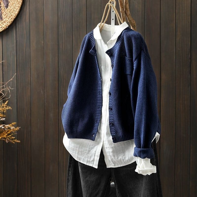 Weicher Cardigan Strick Oversized Bequem