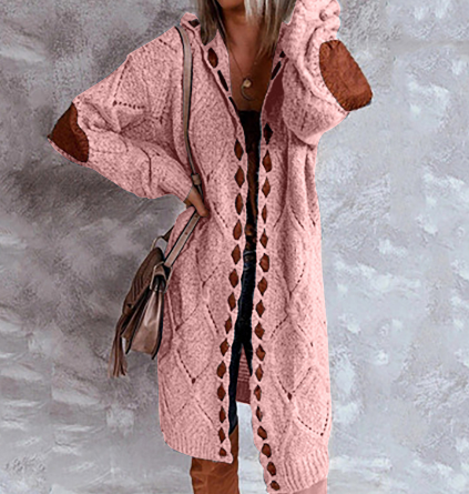 Stylische Damenhoodie Lang