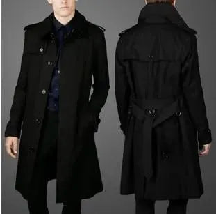 Stilvoller Trenchcoat Herren Modell - IdealeKleiden