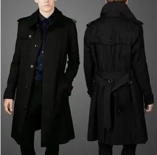 Stilvoller Trenchcoat Herren Modell