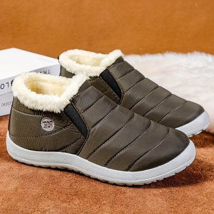 Damen Winterstiefel Pelzgefüttert Warm - IdealeKleiden