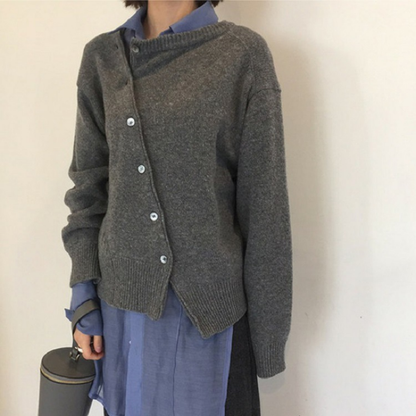 Weicher Damen Cardigan Herbst Cashmere Oversized