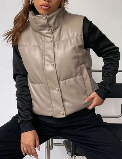 Lederweste Damen Kurz & Chic