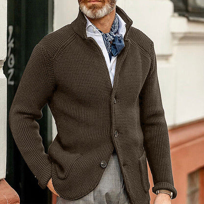 Herren Pulloverjacke Warm Stylish - IdealeKleiden