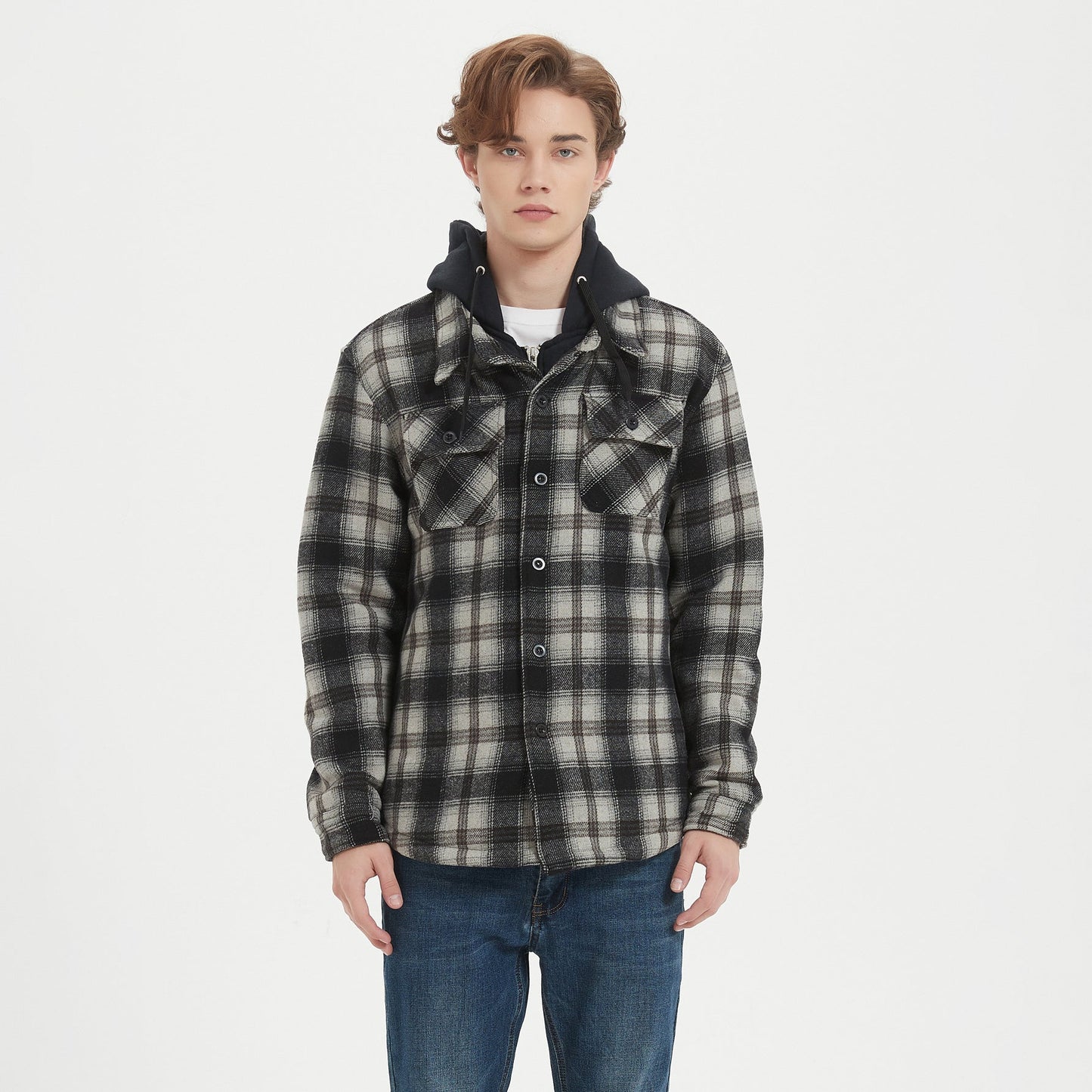 Stylische Kapuzenjacke Herren Jannik