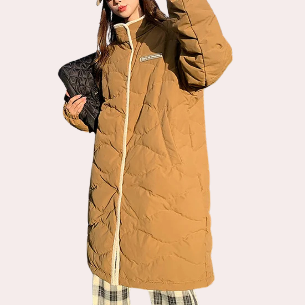 Eleganter Damen Wintermantel Klassik Stil