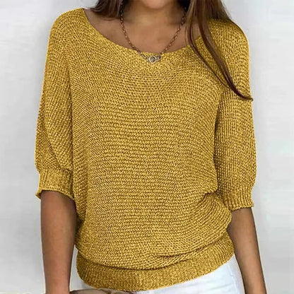 Sommerpullover Damen Leicht Obstfarben