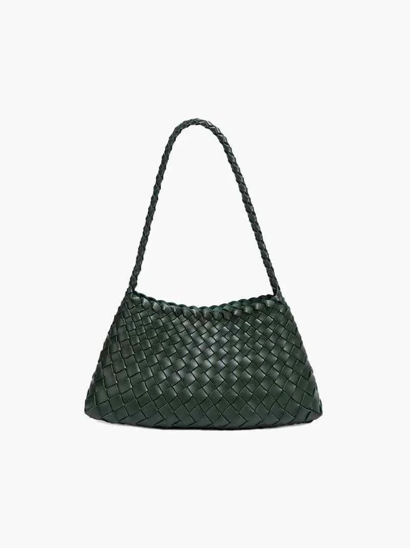 Geflochtene Schultertasche Boho Chic