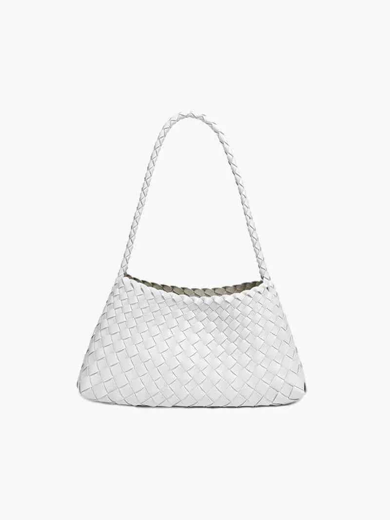 Geflochtene Schultertasche Boho Chic