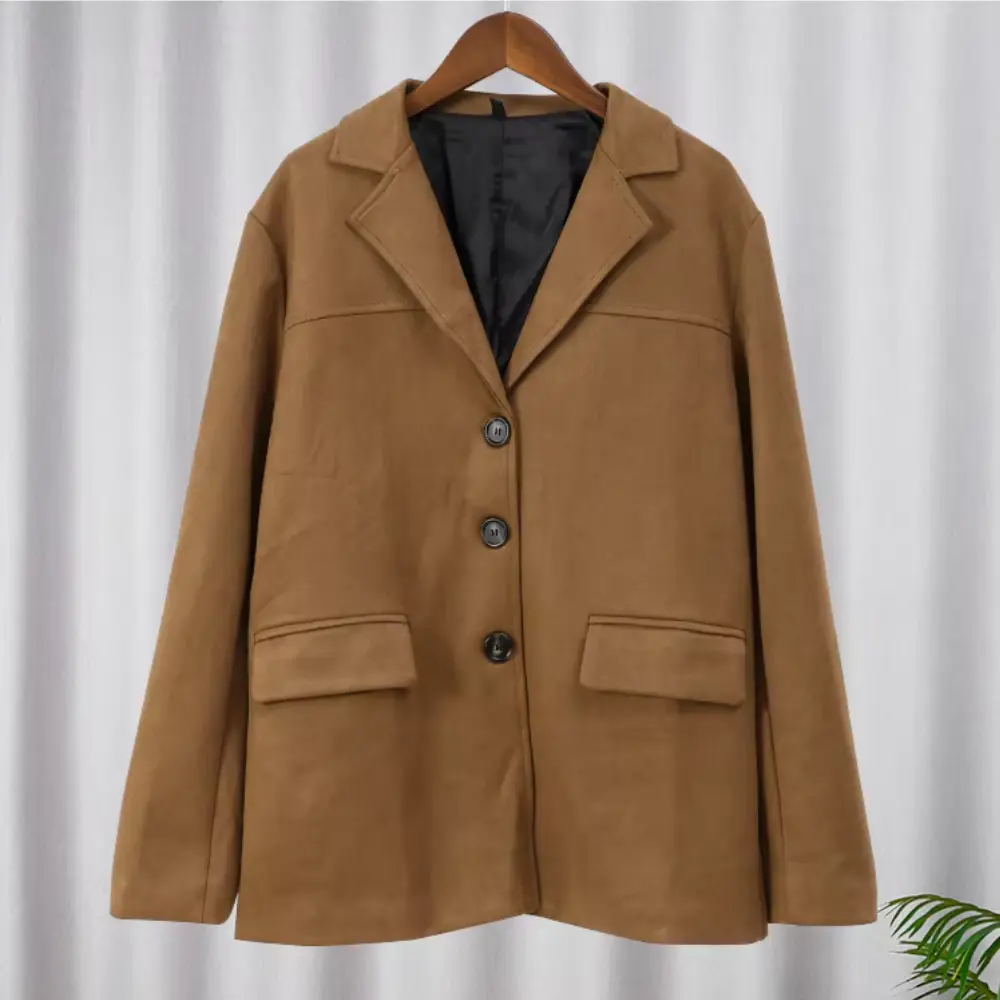 Elegante Lederjacke Braun