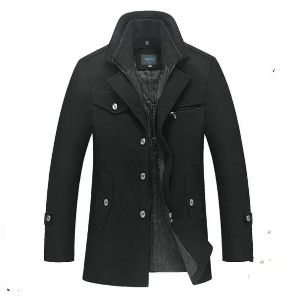 Siegfried - Langer Steppmantel Doppelreißverschluss Winter - IdealeKleiden