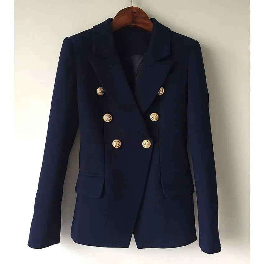 Stylischer Blazer Navyblau Damen