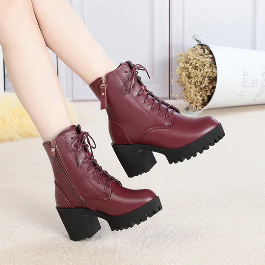 Elegante Winterstiefel Damen Luxusdesign - IdealeKleiden